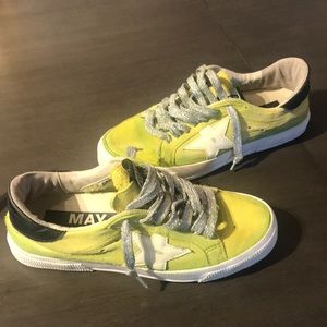 Golden Goose May Suede Sneakers